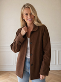 Single-Breasted Raglan Sleeve Outerwear - front