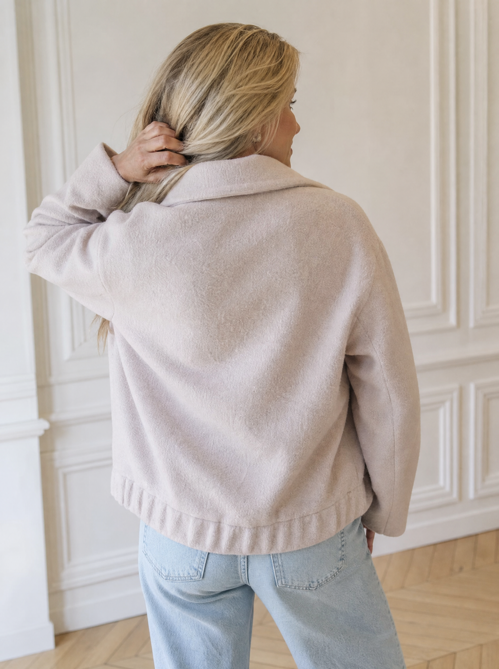 Button-Down Long Sleeve Outerwear - back