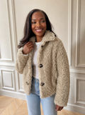 Sherpa Button-Down Outerwear - front