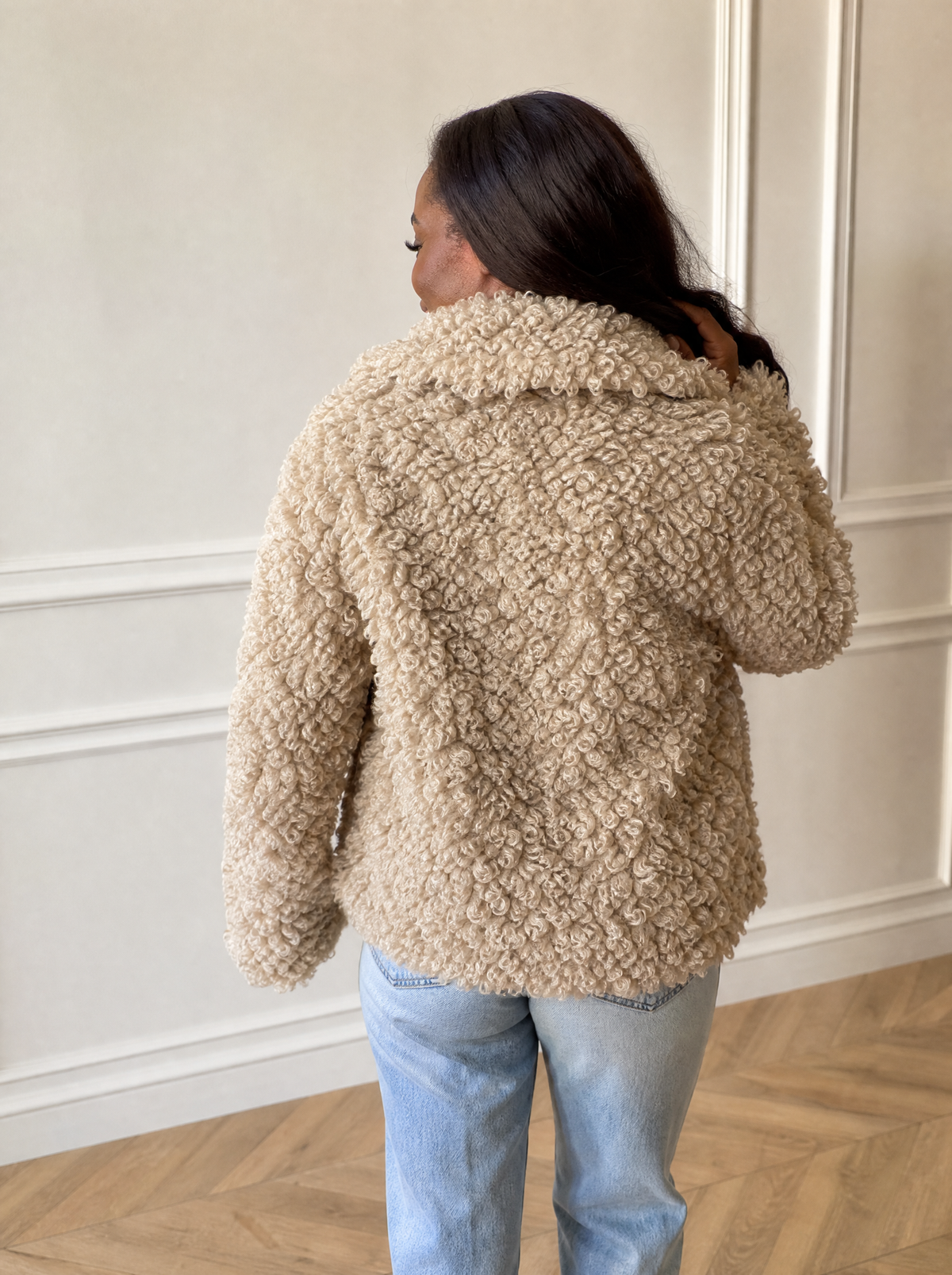 Sherpa Button-Down Outerwear - back